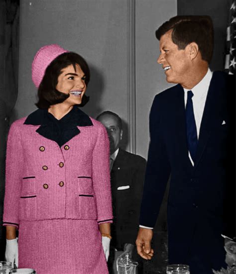 jacqueline kennedy pink chanel dress|jackie kennedy's dress after assassination.